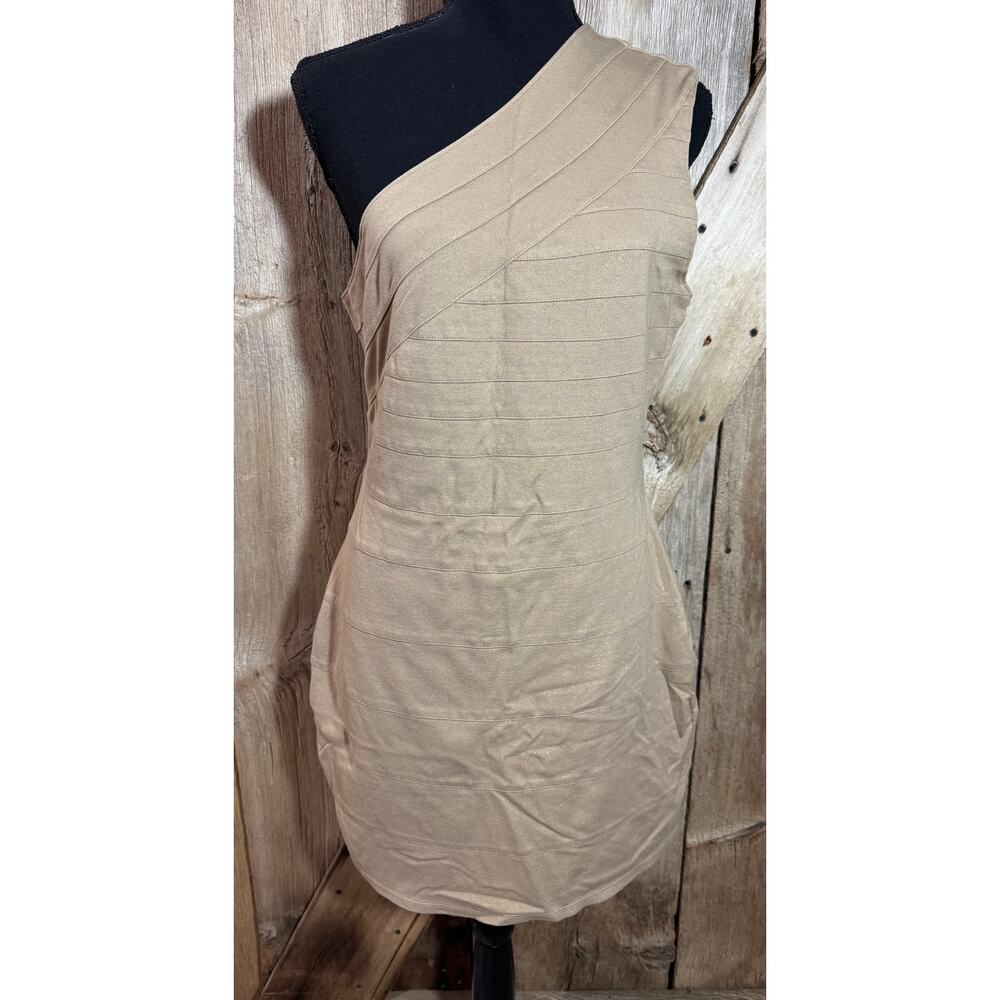 Express One Shoulder Women’s Size Large Bandage Dress Side Zipper